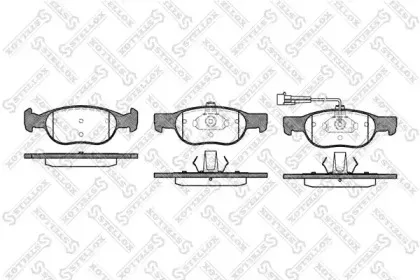 Комплект тормозных колодок, дисковый тормоз STELLOX купить